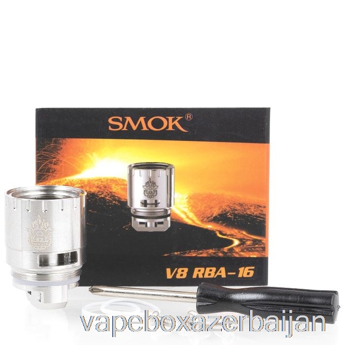 E-Juice Vape SMOK TFV8 Turbo Engines Replacement Coils V8 RBA-16 Clamp Two-Post (Pack of 1)